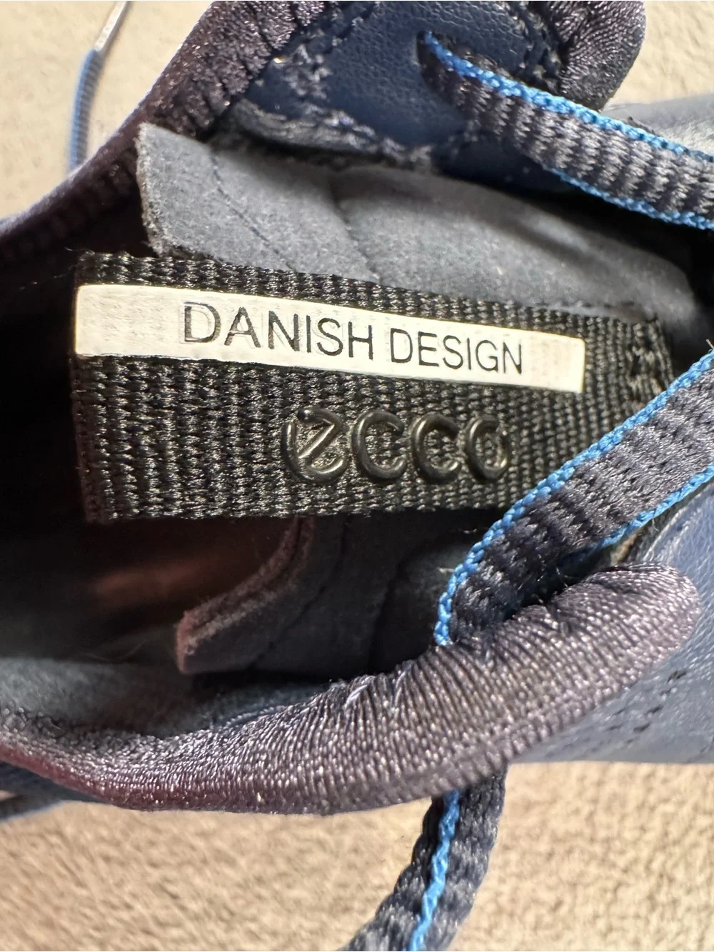 Ecco Danish Design Soft 5 Sneakers in Navy